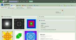 Desktop Screenshot of goldmyst.deviantart.com