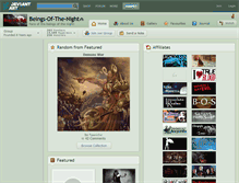 Tablet Screenshot of beings-of-the-night.deviantart.com