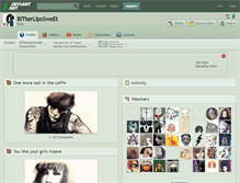 Tablet Screenshot of bitterlipssweet.deviantart.com