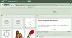 Desktop Screenshot of degraiver.deviantart.com