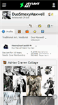 Mobile Screenshot of duosmexymaxwell.deviantart.com