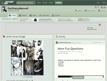 Tablet Screenshot of duosmexymaxwell.deviantart.com