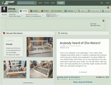 Tablet Screenshot of chivos.deviantart.com