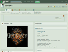 Tablet Screenshot of destroyer71.deviantart.com