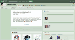 Desktop Screenshot of glambertlove.deviantart.com