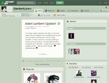 Tablet Screenshot of glambertlove.deviantart.com