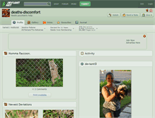 Tablet Screenshot of deaths-discomfort.deviantart.com