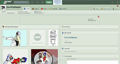 Desktop Screenshot of downfallmaster.deviantart.com