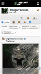 Mobile Screenshot of hrgigerfanclub.deviantart.com