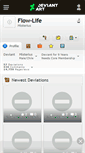 Mobile Screenshot of flow-life.deviantart.com