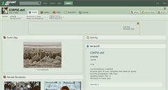 Desktop Screenshot of corpse-doll.deviantart.com