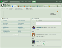Tablet Screenshot of lin-west.deviantart.com