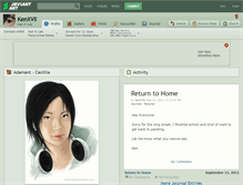 Tablet Screenshot of kenxvii.deviantart.com