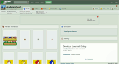 Desktop Screenshot of deadspaceheart.deviantart.com
