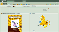 Desktop Screenshot of hywther.deviantart.com