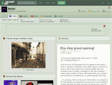 Tablet Screenshot of beileil.deviantart.com