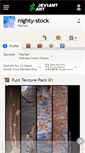 Mobile Screenshot of nighty-stock.deviantart.com