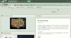 Desktop Screenshot of immah.deviantart.com