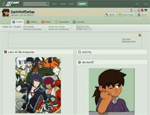 Tablet Screenshot of darkwolfdeltas.deviantart.com