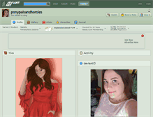 Tablet Screenshot of ponypalsandhorsies.deviantart.com