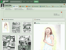 Tablet Screenshot of carol-kay.deviantart.com