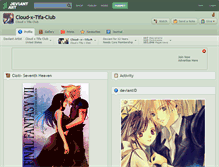 Tablet Screenshot of cloud-x-tifa-club.deviantart.com