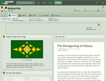 Tablet Screenshot of deionscribe.deviantart.com