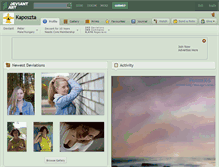 Tablet Screenshot of kaposzta.deviantart.com