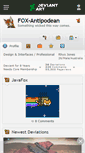 Mobile Screenshot of fox-antipodean.deviantart.com
