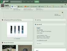 Tablet Screenshot of bigfat.deviantart.com