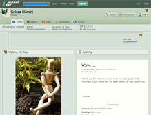 Tablet Screenshot of kelsea-kismet.deviantart.com
