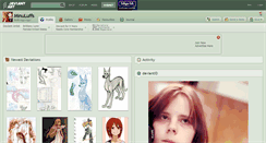 Desktop Screenshot of minuluffs.deviantart.com