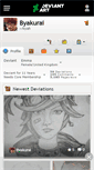 Mobile Screenshot of byakurai.deviantart.com