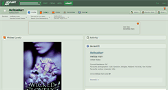 Desktop Screenshot of melissamarr.deviantart.com