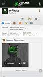 Mobile Screenshot of e-pirate.deviantart.com