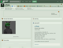 Tablet Screenshot of e-pirate.deviantart.com