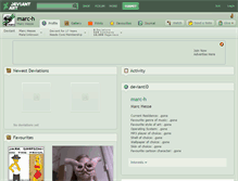 Tablet Screenshot of marc-h.deviantart.com