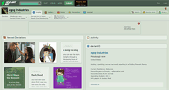Desktop Screenshot of egog-industries.deviantart.com