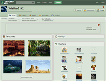 Tablet Screenshot of l3viathan2142.deviantart.com