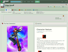 Tablet Screenshot of chipp-zanuff.deviantart.com