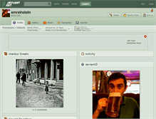 Tablet Screenshot of emreinstein.deviantart.com