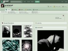 Tablet Screenshot of g-samanuel.deviantart.com