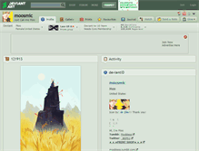 Tablet Screenshot of moosmic.deviantart.com