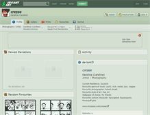 Tablet Screenshot of crezee.deviantart.com