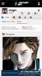 Mobile Screenshot of megin.deviantart.com