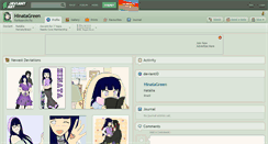 Desktop Screenshot of hinatagreen.deviantart.com