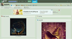 Desktop Screenshot of anastezia.deviantart.com