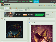 Tablet Screenshot of anastezia.deviantart.com