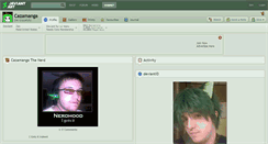 Desktop Screenshot of cazamanga.deviantart.com