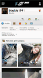 Mobile Screenshot of blackie1991.deviantart.com